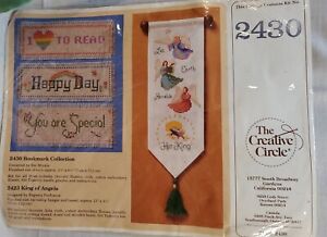 Vintage Needle Pointers Creative Circle 2430 Bookmark Collection 3pc Set