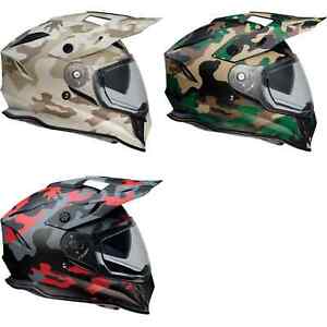 Z1R Dual Sport Offroad Motorcycle Helmet Range Camo Pick Color XS-2XL DOT Cert