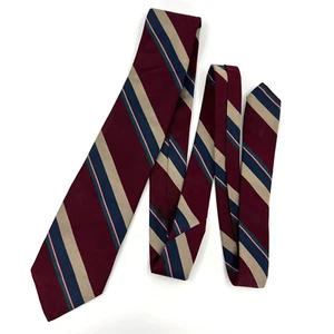 Corbata de colección Robert Talbott para hombre camisa roja corbata a rayas seda fina Inglaterra Reino Unido - Imagen 1 de 10