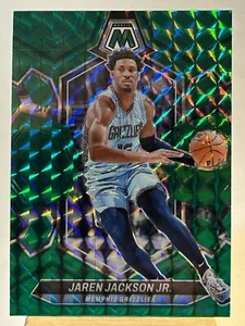 2023-24 Panini Mosaic Jaren Jackson Jr. Green Prizm #93 Grizzlies ￼ - Picture 1 of 2