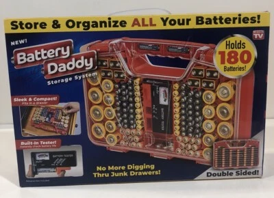 Battery Daddy Storage 180 Batteries Battery Storage Box , Excellent - Image 1 of 4