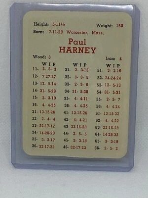 Juego de golf profesional APBA de 1962 Paul Harney Foto 1 de 2