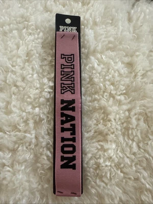 Victoria's Secret PINK NATION Logo Ultimate Diadema Begonia Suave Foto 1 de 3