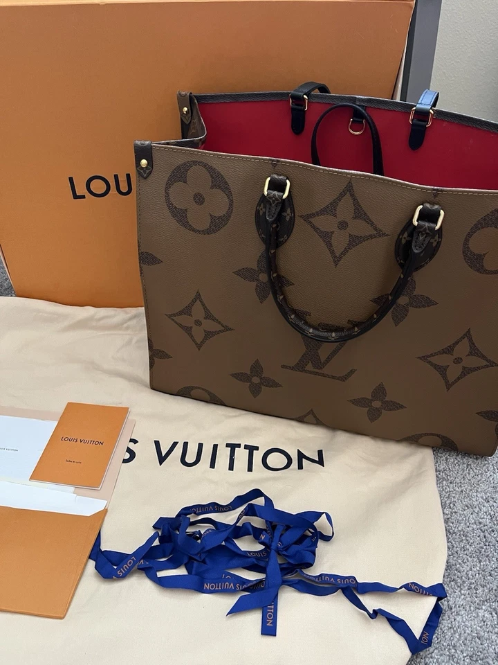 Recibo y caja Louis Vuitton onthego GM Foto 1 de 4