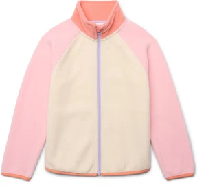 Microfleece Soft Multicolor Full Zip Up Jacket GIRLS SIZE LARGE 10-12 NEW - Picture 1 of 6