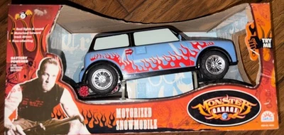 Monster Garage Jesse James Mini Cooper Motorized Snowmobile 1:24 Scale NEW! - Image 1 of 3