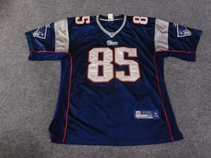 Camiseta de los New England Patriots para hombre 56 azul NFL fútbol Ochocinco Reebok On Field - Imagen 1 de 17
