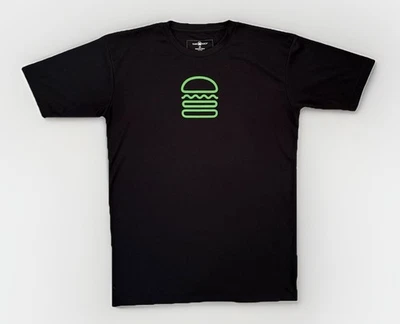 Shake Shack Short Sleeve Black 100% RPET Material Crew Workwear Uniform Shirt - Image 1 of 4