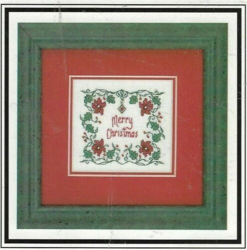 Teenie Merry Christmas by Sweetheart Tree cross stitch pattern - Image 1 of 1