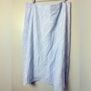 NWT CJ Banks Skirt Cotton and Linen Blend Skirt 1X - Picture 1 of 7