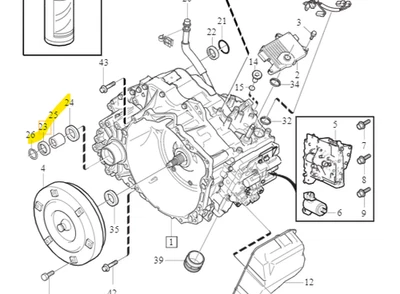 Genuine Volvo Transmission Sealing Repair Bundle, 2008 XC70 Automatic - Image 1 of 2
