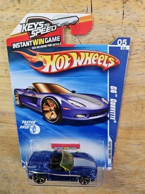 Hot Wheels C6 Corvette, Blue; 2010 Faster Than Ever Series 05/10 - Image 1 of 4