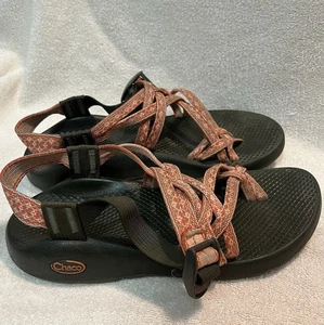 Chaco ZX/2 Sandals Womens Toe Loop Vibram Water Hiking Sport Pink Sz 8 - Picture 1 of 9