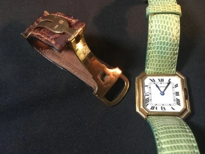 Cartier Ceinture Swiss PARIS D Buckle GP 18K Yellow Gold Manuel winding Watch - Image 1 of 4