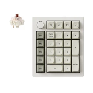Keychron Q0 Max QMK Cadran mécanique, Q0M-P3, Brown - Photo 1/9