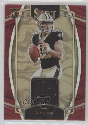 2021 Panini Select Rookie Swatches Red Prizm Ian Book #RSW-IBO RC - Image 1 of 2