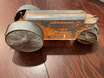 HUBLEY~DIESEL~480~RODILLO DE VAPOR~ALUMINIO~PINTURA NARANJA ORIGINAL~¡TAL CUAL!! Foto 1 de 4