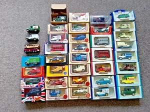 JOB LOT OF 39 LLEDO DAYS GONE OXFORD DIECAST CARS VANS BUSES - Picture 1 of 5