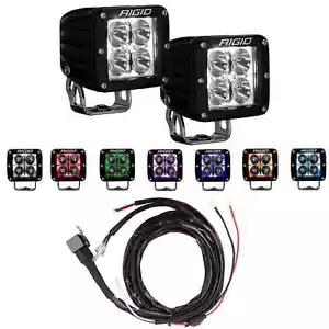 Rigid Industries Radiance + RGBW Pod LED Pair Lights w/ 8 Back Lighting Options - Picture 1 of 14