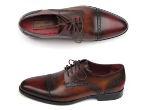Paul Parkman Bordeaux, Tabak Derby Schuhe (ID #046-BRD-BRW) - Bild 1 von 6