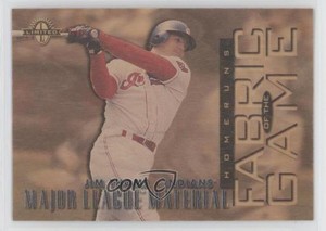 1997 Donruss Limited Fabric of the Game /1000 Jim Thome #69 HOF