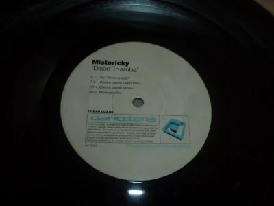 MISTERICKY - Disco tr-amba - UK 4-track 12" Single - White Label Foto 1 de 3