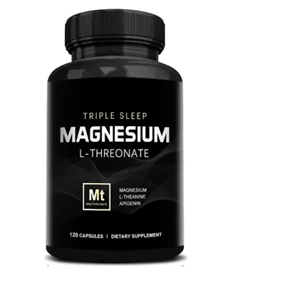 Magnesio L-Treona de 1000 mg 120 Cápsulas Apigenina/L-Teanina Neurológico Magn Foto 1 de 2