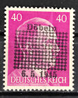Local Germany 1945 Overprint Dobeln Mnh