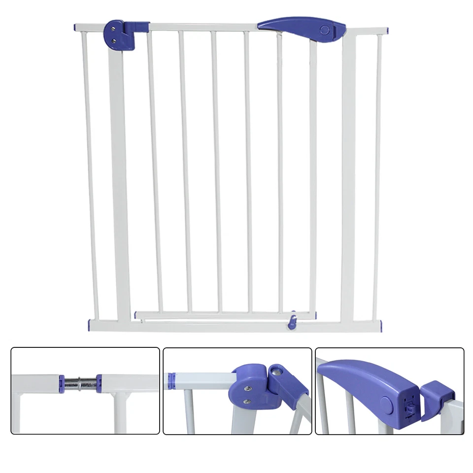 Treppenschutzgitter Türgitter Türschutzgitter Absperrgitter Gitter ohne Bohren - Bild 1 von 3