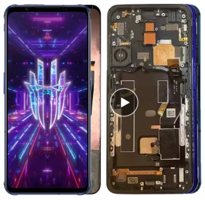 Digitalizador de pantalla táctil con pantalla LCD OEM + marco para ZTE Nubia Red Magic 7 NX679J Foto 1 de 4