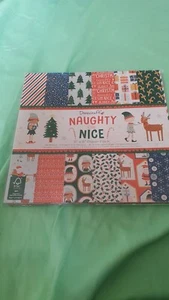 Dovecraft 8" x 8" Designer Paper Pack -Naughty or Nice 36 Sheets, 3 x 12 FULL PK - Picture 1 of 2