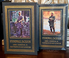 Stonewall Jackson (Ensemble de 2 volumes signé Easton Press, cuir véritable, comme neuf)