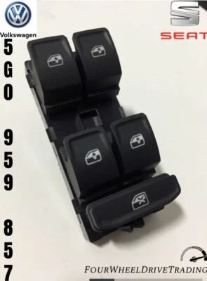Power Window switch drivers for seat leon 2012-2020 vw golf mk7 5G0 959 857B - Image 1 of 4