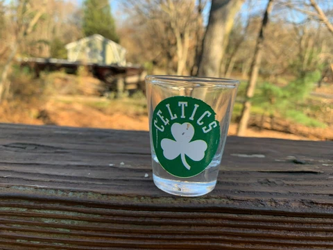 Boston Celtics shot glass Cover
