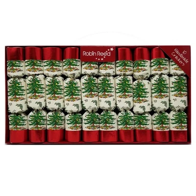 8,5 pulgadas Galletas de Navidad Spode Tree de Robin Reed, favores hechos a mano - Caja de 10 Foto 1 de 4