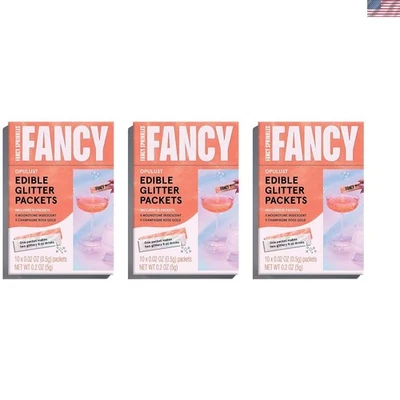 Portable Glitter Packets for Wine, Beer, Cocktails - 3 Pack - Image 1 of 3