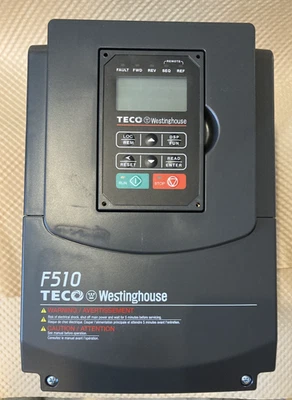 TECO/WESTINGHOUSE F510 Frequency Inverter-F510-4020-C3-UE - Image 1 of 4