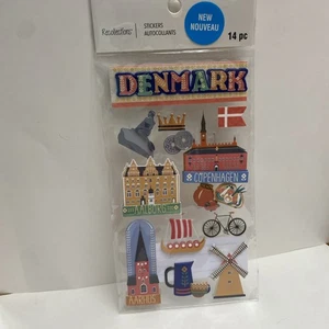 Recollections Denmark Travel Vacation Scrapbooking Dimensional Stickers - Picture 1 of 1