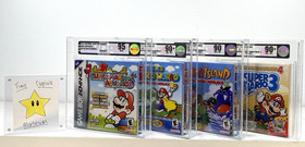 Super Mario Advance Set 1 2 3 4 Nintendo Game Boy GBA New 2001 Sealed VGA Graded