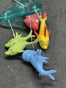 Hallmark Christmas Ornament Dr Seuss One Fish Two Fish Red Fish Blue Fish - Picture 1 of 4