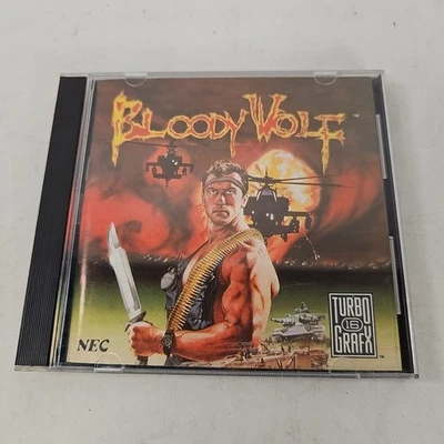 Bloody Wolf (TurboGrafx-16, 1990) CIB, Clean & Tested Working Nice Shape - Image 1 of 4