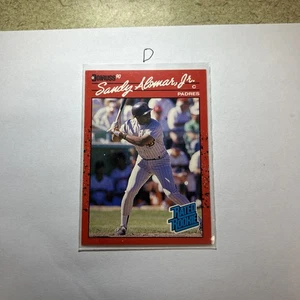 Donruss 1990 - Clasificado novato Sandy Alomar Jr. #30 - Imagen 1 de 2