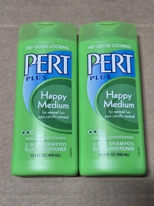 2 - Pert Plus 2 In 1 Shampoo & Conditioner Happy Medium 13.5 Fl Oz - NEW! - Picture 1 of 2