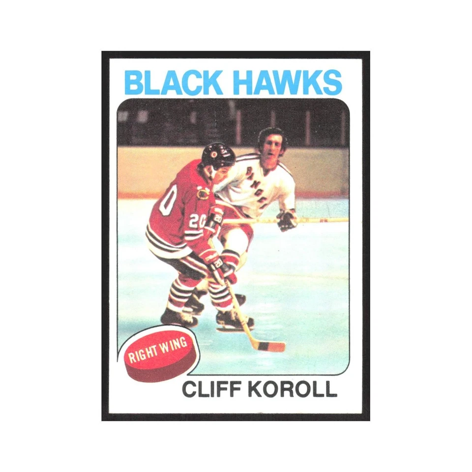 1975 Topps Cliff Koroll Chicago Blackhawks #139 - Image 1 of 3