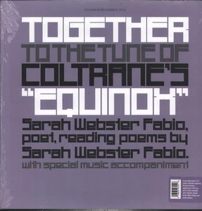 Sarah Webster Fabio Together To the Tune of Coltrane's "equinox" LP vinyl Europe - Picture 1 of 2