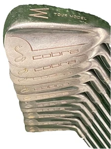Cobra Tour Model Blade Iron Set 1-PW RH Dynamic Stiff Steel 5i 37.5" New Grips - Picture 1 of 21