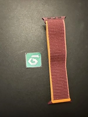 Apple Watch Sport Loop 44mm (42/45/49) Genuine OEM Plum Purple Used - Image 1 of 4