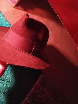 Gorra Fedora Indiana Jones Auténtica Lana Fieltro Marrón, EE. UU., Años 80 De Colección Foto 1 de 4