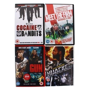 25x Crime & Gangster DVD Set – Mixed Action Thriller Movies Gift Bundle - Imagen 1 de 8
