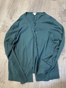 j crew caryn cardigan No Size Tag See Pics M? Women’s Button Up Sweater - Picture 1 of 2